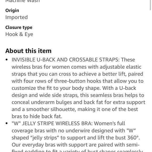 Wireless, Seamless Blue Bra - Picture 6 of 6